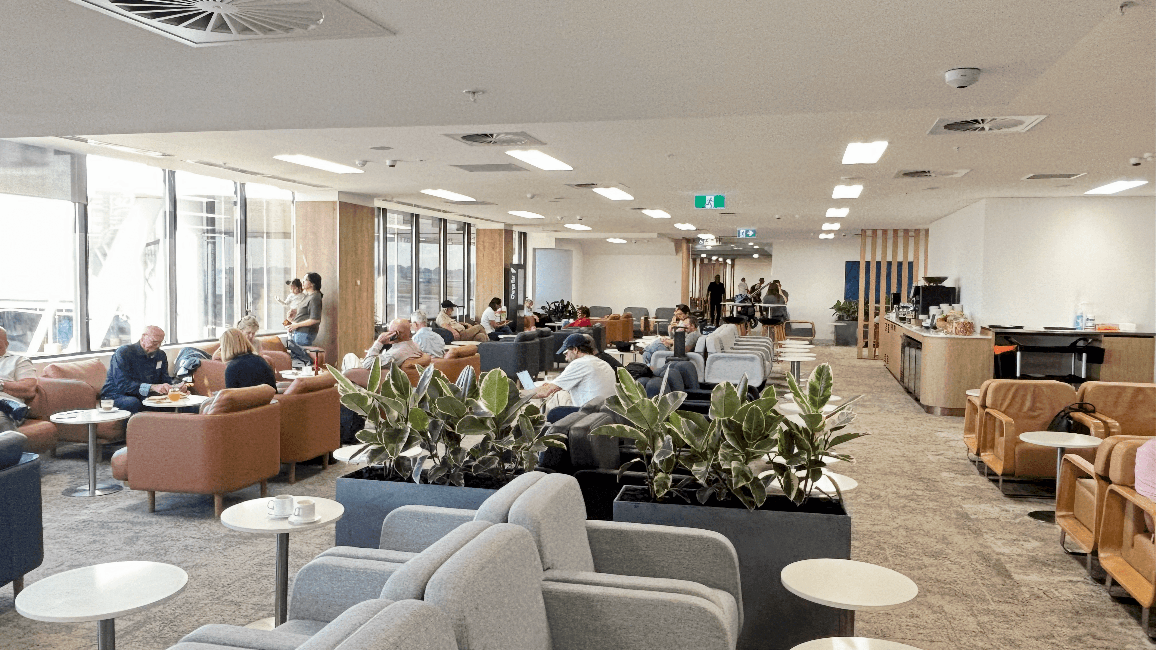 Qantas Temporary Business Lounge - Sydney